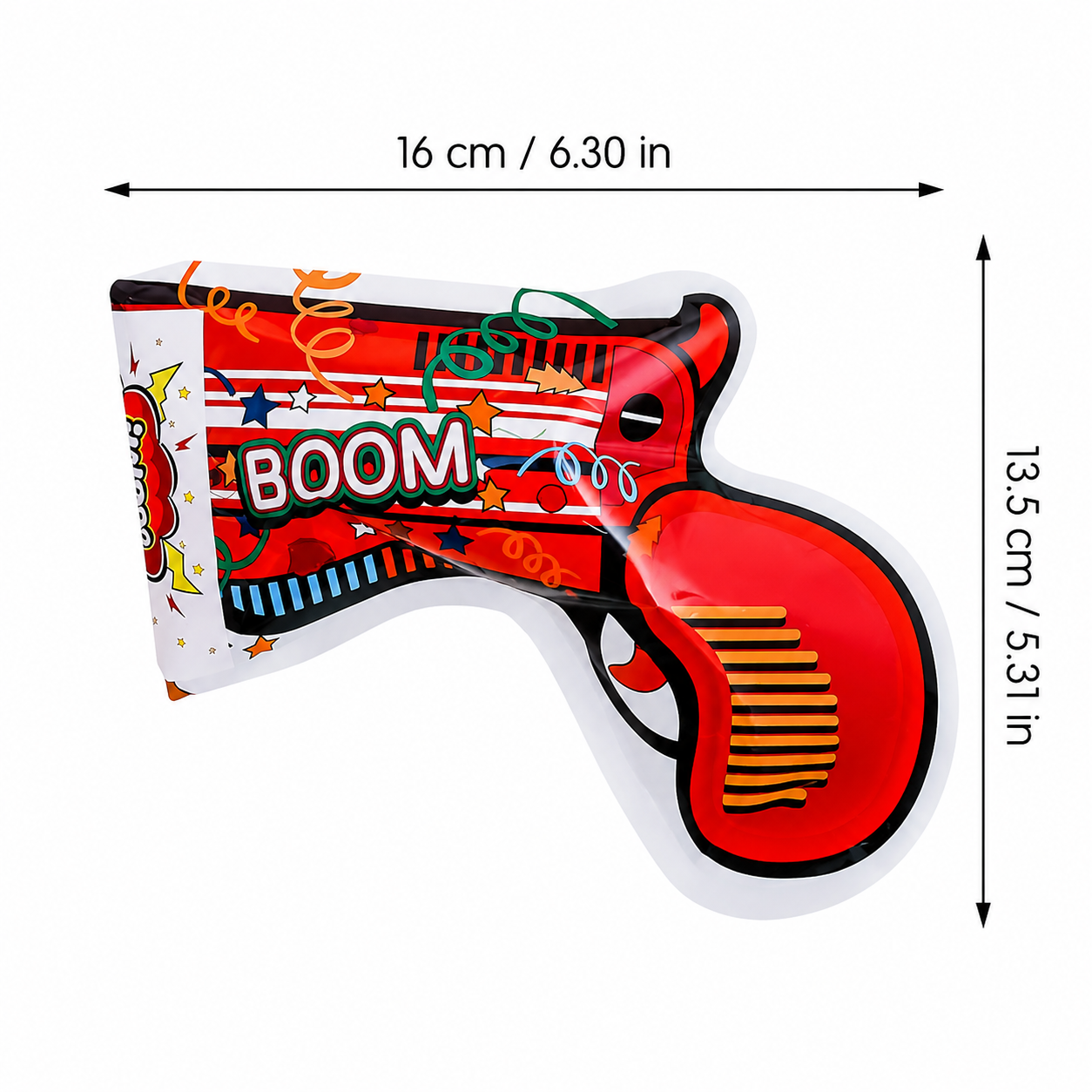 Party confetti popper size