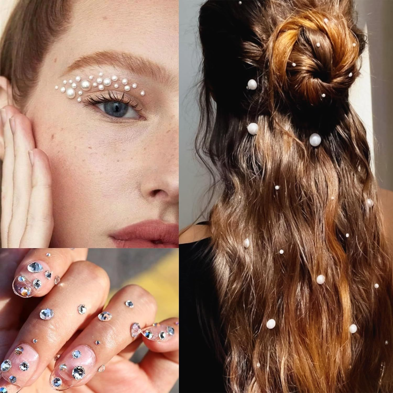face gems for hair makeup and nails